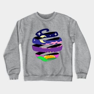 Sunset spiral Crewneck Sweatshirt